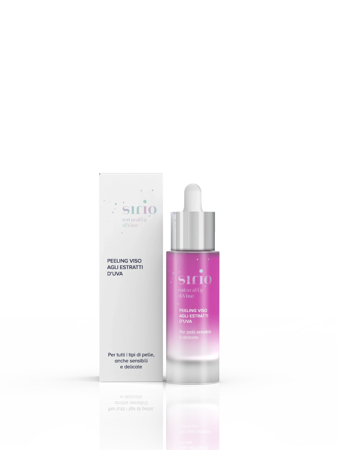 Peeling viso agli estratti d’uva